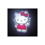 Sistem Led Market Hello Kity Logolu Mesafe Sensörlü Fotoselli Pilli Yapıştırmalı Kapı Altı LED Logo