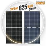 Sistem Solar Topcon 625W Watt Güneş Paneli Monokristal Paletli