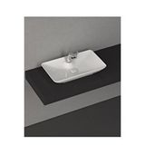 Sistema Y Clear Tezgah Üzeri Lavabo 65 Cm Beyaz Extra Dekorsuz Delikli 10sy50065