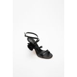 Sister In Love Shoes Rossana Tek Bantlı Topuklu Ayakkabı - Siyah
