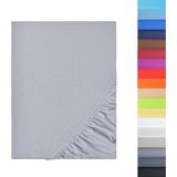 Sisthree Pamuk Lastikli Bebek Çarşafı Geniş Ölçü Aralığı - 70 x 130 cm - Gri