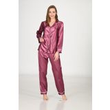 Sistina 1613 Saten Mor Pijama Takım