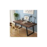 Sisuprintlab Vena- Ahşap Kütük Yemek Masası / Toplantı Masası / Çalışma Masası U Ayak - 80 x 160