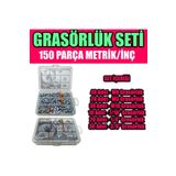 Site Hırdavat 150 Parça Metrik/inç Gresörlük Seti