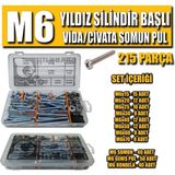 Site Hırdavat 215 Parça M6 Ysb Vida Seti - 1 Adet