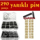 Site Hırdavat 290 Parça Yarıklı Pim Seti - 1 Adet