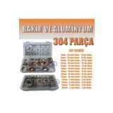 Site Hırdavat 304 Parça Bakır ve Aluminyum Pul Seti