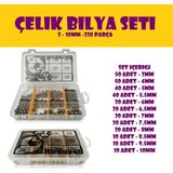 Site Hırdavat 320 Parça Çelik Bilya Seti - 320 Adet