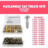 Site Hırdavat 335 Parça Yhb Inox Vida Seti - 335 Adet