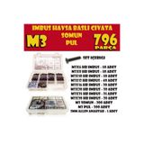 Site Hırdavat 796 Parça M3 HB İmbus Seti