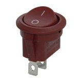 Site Hırdavat IC-133C 2P Kahverengi Yuvarlak Işıksız Anahtar On/off Switch