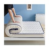 SİTEHOME Tek Kişilik Ortopedik Katlanır Yer Yatağı 10 cm Orta Sert Gri Sünger Konfor - Beyaz - 80 x 180 cm
