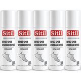 Sitil Beyaz Sneaker Beyaz Spor Ayakkabı Boyası Likit (Yenileyici) 75 ml (5 Li Set)