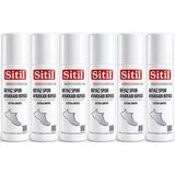 Sitil Beyaz Sneaker Beyaz Spor Ayakkabı Boyası Likit (Yenileyici) 75 ml (6 Lı Set)