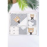 Sitilin Erkek Bebek 10 Lu Hastane Çıkışı Seti STL6460 - 0 - 3 Ay - Ekru