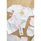 Sitilin Kız Bebek 5 Li Acil Hastane Çıkışı Seti - 0 - 1 Ay - Pembe - Beyaz