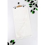 Sitilin Kız Erkek Bebek Çift Katlı Natural Dantelli Lüks Penye Battaniye STL6699
