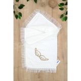 Sitilin Kız Erkek Bebek Melek Kanatlı Nohut Kadife Battaniye STL6750 - Ekru - 0 - 1 Yaş