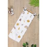 Sitilin Kız Erkek Bebek Unisex Pazen Kundak Battaniye STL6914 - Ekru - 0 - 1 Yaş