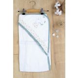 sitilin Kız Erkek Bebek Yeşil Havlu% 100 Pamuk Kumaş STL6851