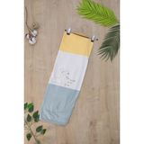 Sitilin Kız Erkek Kelebek Bebek Çift Katlı Natural Penye Battaniye STL6903