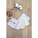 Sitilin Organik % 100 Pamuk Bebek Ağız Silme Mendili 10'lu Bebek Mendil STL6061