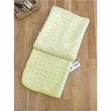 Sitilin Peluş Kalp Bebek Battaniyesi - 100*120 - Sarı