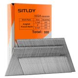SITLDY 16 Ayar Açılı Çiviler, 20 Derece, 900'lü Paket (1-1/4", 2", 2-1/2", Boyut Başına 300), Galvanizli Çeşitli Boyutlarda Proje Paketi