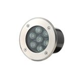 Sıva Altı Led Armatür Dekoratif Işık Show Gösteri Yol Aydınlatma Açık Alan Enerji Tasarruflu Yuvarlak Zemin Doğal Beyaz 4000K A-1403 9W 220V