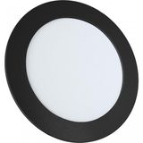 Sıva Altı Yuvarlak Siyah Slim LED Panel Armatür 6/9/12/15/18 W Trafolu Beyaz Işık (6, Watts) - Çok Renkli
