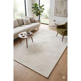 Şiva Home Kaymaz Tabanlı Halı Kesme Yolluk Salon Koridor Mutfak Yatak Odası Halısı 6017 Krem