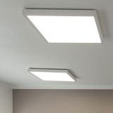 Sıva Üstü 60CMX60CM LED Panel, Oturma Odası Avize, 60X60 LED Avize, 54 Watt, Homojen BEYAZ IŞIK 6500K - 6500K - Beyaz İşık