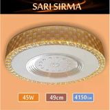 Sıva Üstü Led Panel 45W 49 Cm Çapında Model Sarı Sırma Led Avize