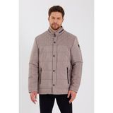 Sivaist Erkek Krem Regular Iç Cepli Içi Kürklü Yıkanabilir Regular Kapitone Mont&kaban - 3XL