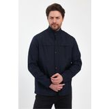 SİVAİST Erkek Lacivert Regular Uzun Mevsimlik Pamuk Polyester Karışımlı Safari Mont&Ceket