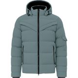 Sivaist Erkek Su Yeşili Erkek Outdoor Su Geçirmez Kapüşonlu Kışlık Kaban – Rüzgar ve Yağmura Dayanıklı Mont&kaban