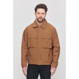 Sivaist Kahverengi Erkek Çift Göğüs Cepli Yazlık Ceket&Mont - 2XL