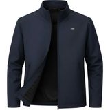 Sivaist Lacivert Erkek Polyester Karışımlı Süper İnce Rüzgarlık Su Ve Rüzgar Geçirmez Mevsimlik&Yazlık Mont - 2XL