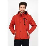 Sivaist YENİ SEZON ERKEK TURUNCU SOFTSHELL KAPÜŞONLU İÇ CEPLİ SU VE RÜZGAR GEÇİRMEZ MEVSİMLİK&YAZLIK MONT - 2XL