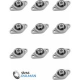 Sivas Rulman Kfl 001 Minyatür Yataklı Rulman 12MM 10 Adet