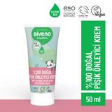 Siveno %100 Doğal Bebek Pişik Önleyici Krem Çinko PCA Hassas Hipoalerjenik Vegan Bakım Kremi 50 ml