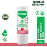 Siveno %100 Doğal Dudak Koruyucu Çilek Bitkisel Lip Balm Dudak Kremi Nemlendirici Parlatıcı Onarıcı 6 G