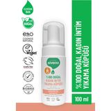 Siveno %100 Doğal Kadın İntim Yıkama Köpüğü 100 ml Beyazlatıcı Etkili Koku Önleyici Tüm Ciltler İçin Ph 3.8