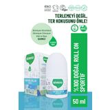 Siveno %100 Doğal Roll On Sportif Sporcu Deodorant Ter Kokusu Önleyici Bitkisel Leke Bırakmayan Vegan 50 ml