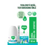 Siveno %100 Doğal Roll-On Sportif Sporcu Deodorant Ter Kokusu Önleyici Bitkisel Lekesiz Vegan 50 ml