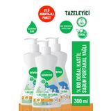 Siveno %100 Doğal Sıvı Kastil Sabun Portakal Yağlı Yoğun Nemlendirici Arındırıcı 300 ml X 3 Adet
