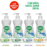 Siveno %100 Doğal Sıvı Kastil Sabun Zeytinyağlı Defne Portakal Lavanta Bitkisel Vegan 300 ml Karma Set