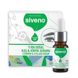 Siveno Kaş ve Kirpik Serumu Bitkisel Yoğunlaştırıcı Canlandırıcı Yoğun Bakım Yağı Vegan 10 ml