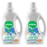 Siveno%100 Doğal Çamaşır Sabunu Bitkisel Deterjan Yumuşatıcı Gerektirmez Konsantre Vegan 750 ml (2 paketi)