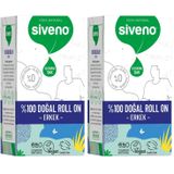 Siveno%100 Doğal Roll On Erkek Deodorant Ter Kokusu Önleyici Bitkisel Leke Bırakmayan Vegan 50 ml (2 paketi)